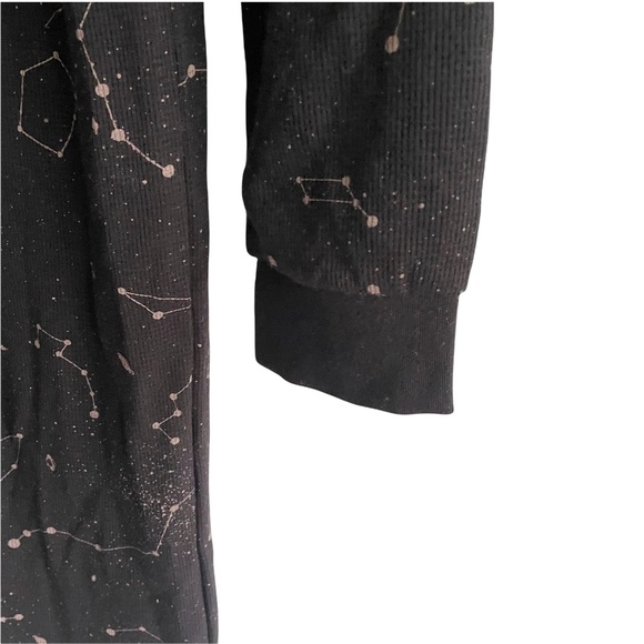 (SOLD) ARBORIST Unisex Adult Cotton Blend Onesie Sleepwear Pyjamas Black Solar L - Picture 5 of 11